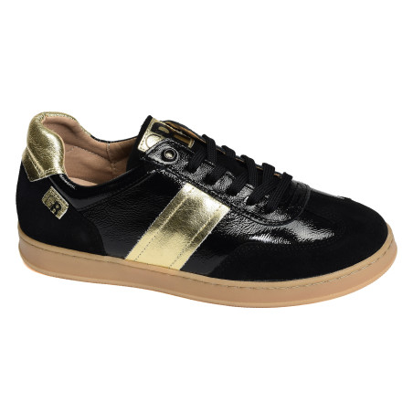 SPECI Noir Or, Sneakers basses Geo Reino
