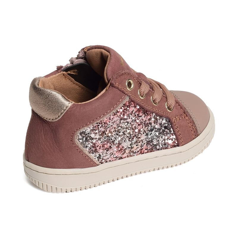 FRIDA ZIP Rose, Chaussures à Lacets Babybotte