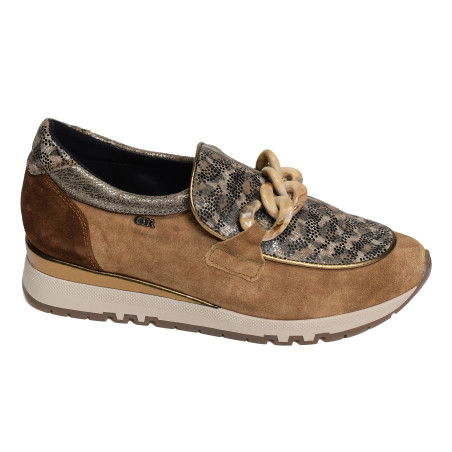 ZOLDON Camel Serpent, Mocassins Geo Reino