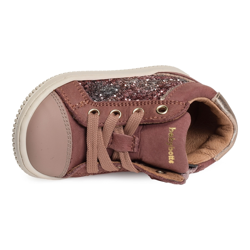 FRIDA ZIP Rose, Chaussures à Lacets Babybotte