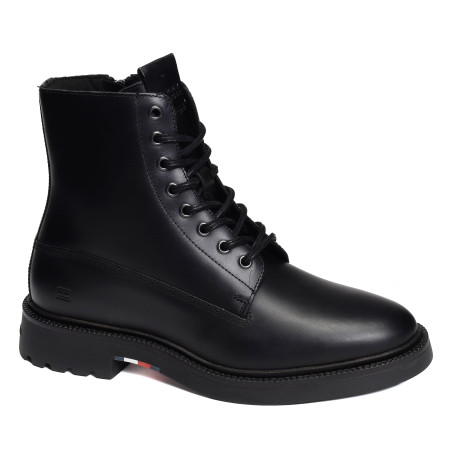 HILFIGER COMFORT LWT LTH BOOT 5593 Noir, Boots Tommy Hilfiger