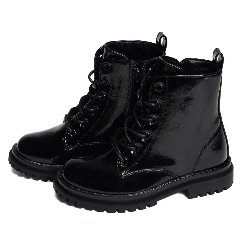 MULAN Verni Noir, Boots Bellamy