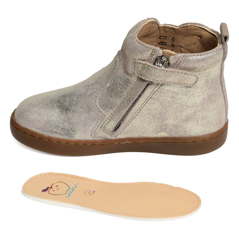 PLAY NEW APPLE Platine Léopard, Chelsea boots Shoopom