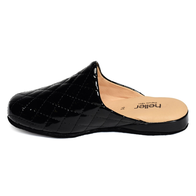 VISTO Verni Noir, Mules Heller