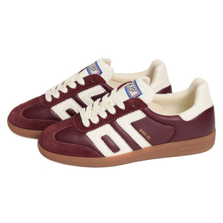CLOUD NAPPA Bordeaux, Sneakers basses Back 70