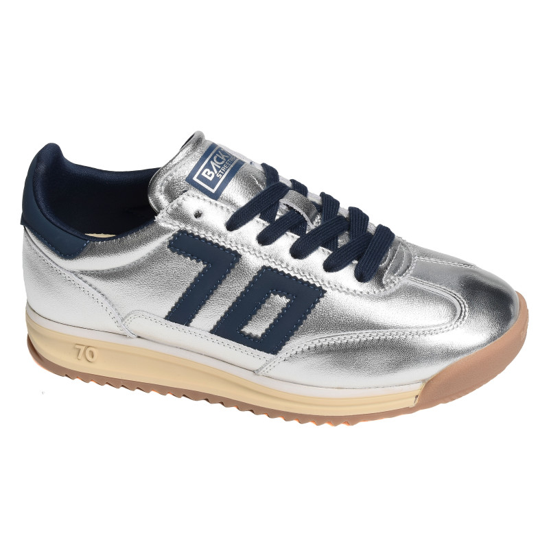 JOGGER METALLIC Argent, Baskets running Back 70
