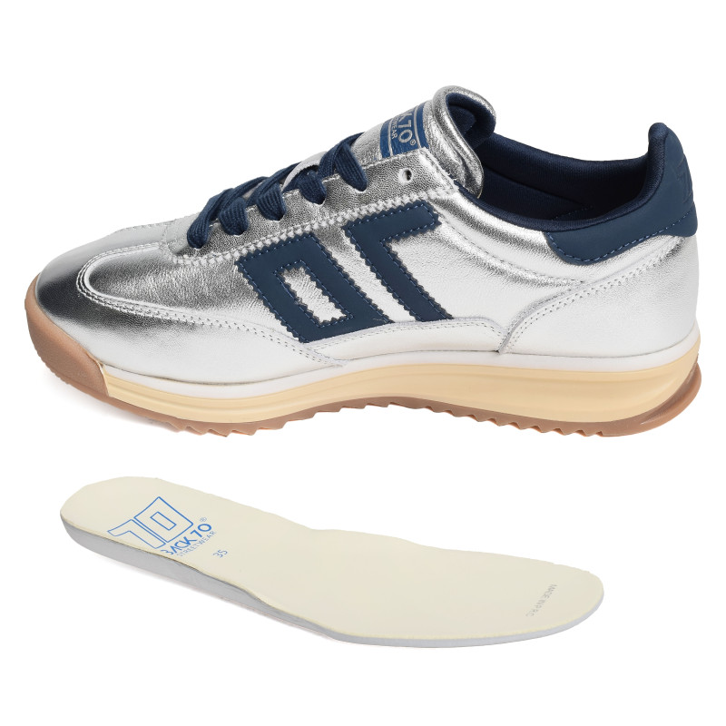 JOGGER METALLIC Argent, Baskets running Back 70