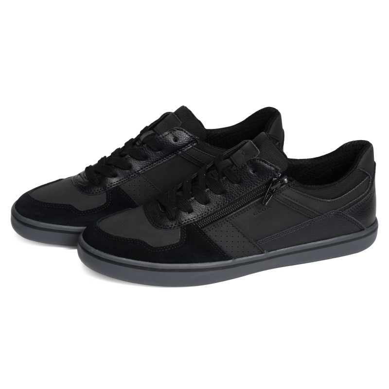 U ELVER A Noir, Sneakers basses Geox