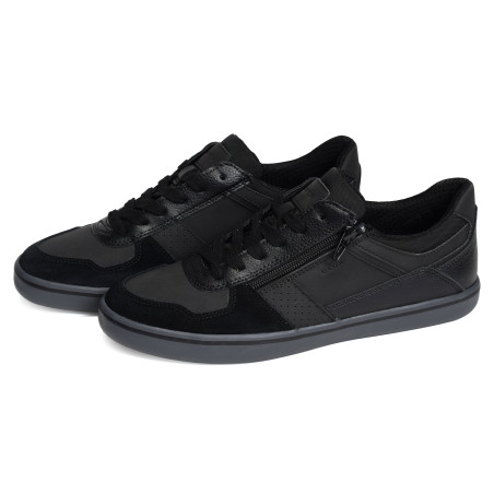 U ELVER A Noir, Sneakers basses Geox