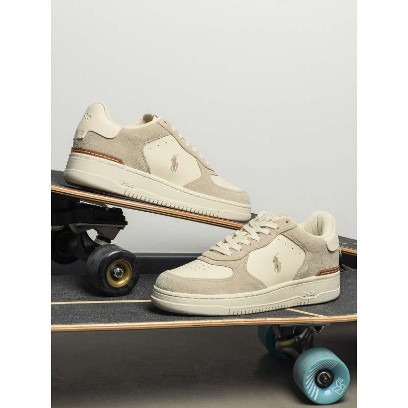 MASTERS COURT Beige Taupe, Sneakers basses Polo Ralph Lauren