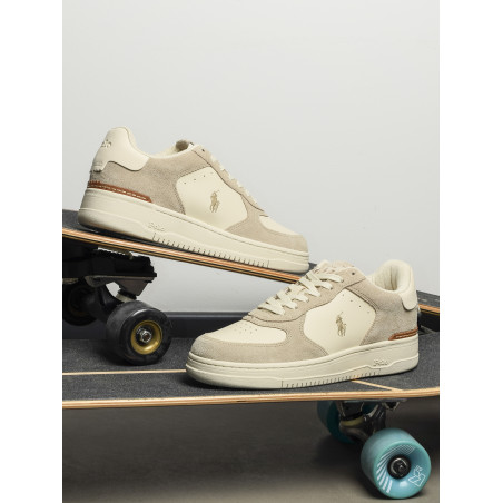 MASTERS COURT Beige Taupe, Sneakers basses Polo Ralph Lauren
