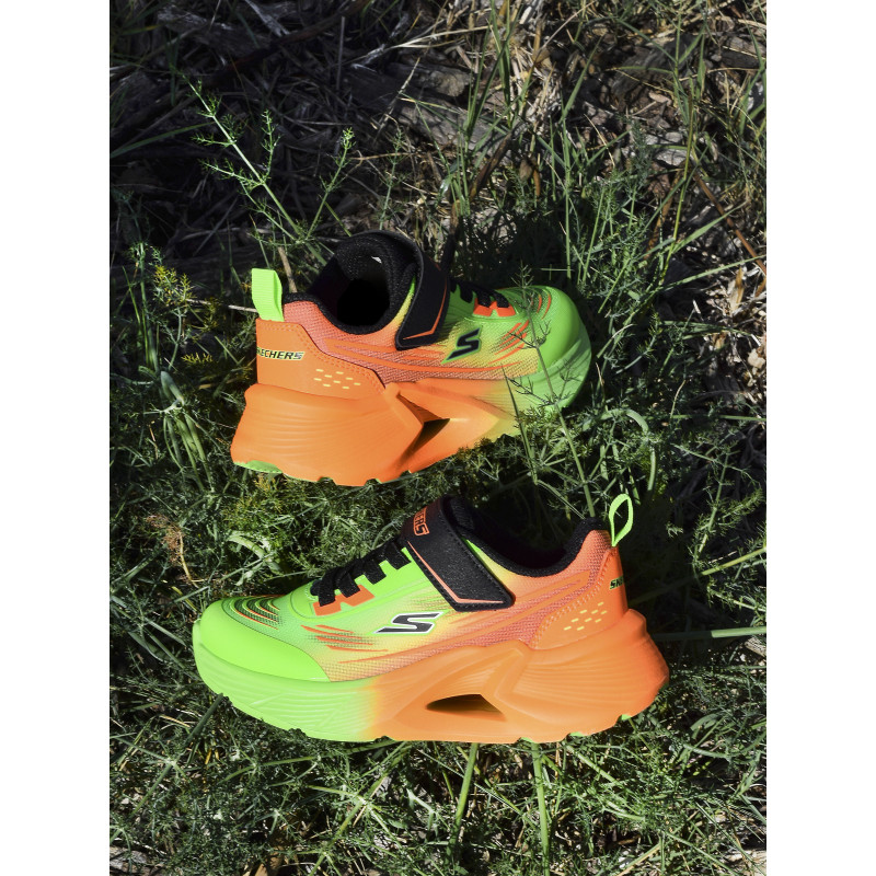TIDAL TECH Vert Orange, Baskets running Skechers