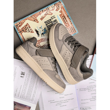 QUICK STREET SMOOTH AVENUE Taupe, Sneakers basses Skechers