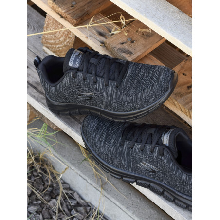 TRACK FRONT RUNNER Noir, Baskets running Skechers