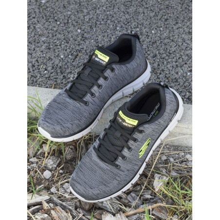 TRACK FRONT RUNNER Gris, Baskets running Skechers