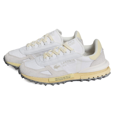 MENS ELITE ACTIVE SNEAKERS Blanc Jaune, Baskets running Lacoste