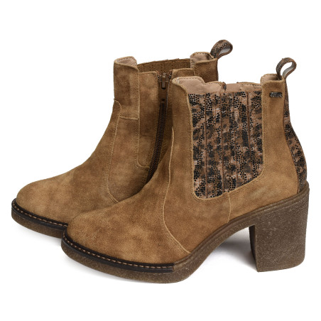 TERAFOU Camel Serpent, Bottines Geo Reino