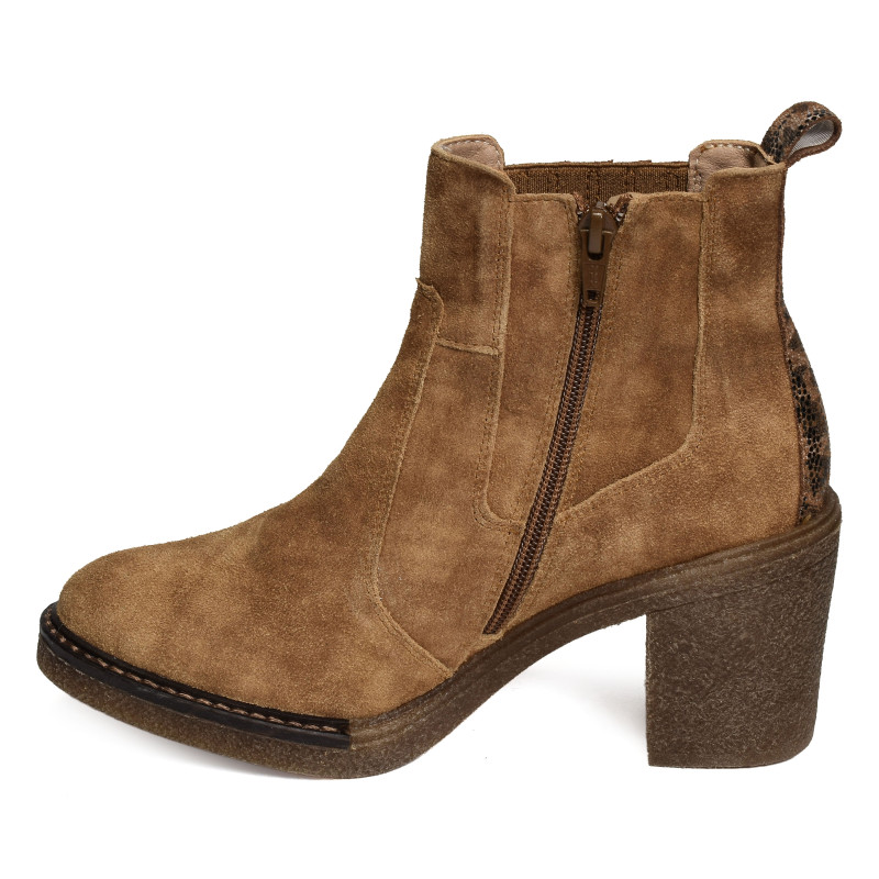 TERAFOU Camel Serpent, Bottines Geo Reino
