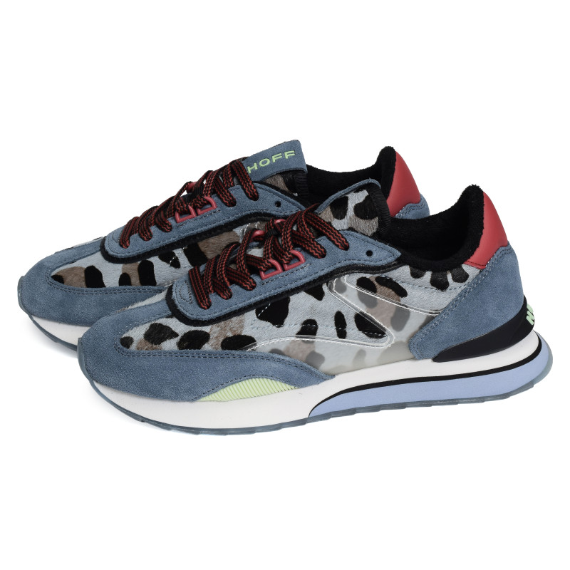 ART BLUE Bleu, Baskets running Hoff