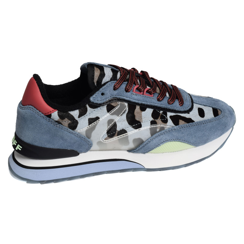 ART BLUE Bleu, Baskets running Hoff