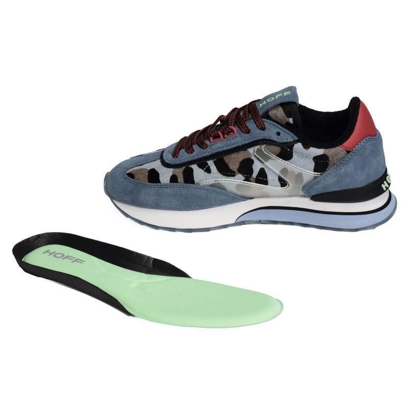 ART BLUE Bleu, Baskets running Hoff
