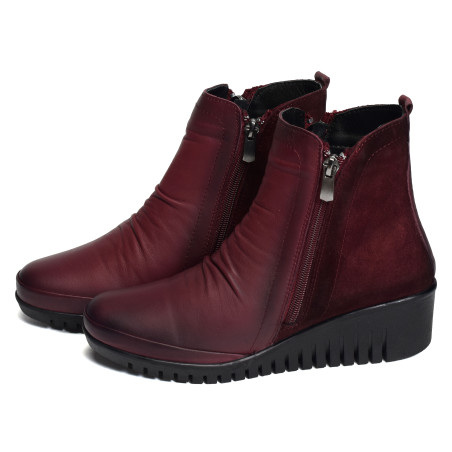IRONE Rouge, Bottines Madory