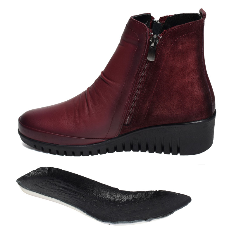 IRONE Rouge, Bottines Madory