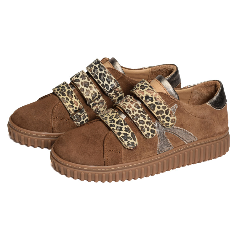 EPACTE Camel Léopard, Sneakers basses K.Mary