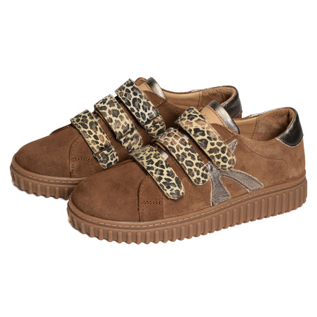 EPACTE Camel Léopard, Sneakers basses K.Mary