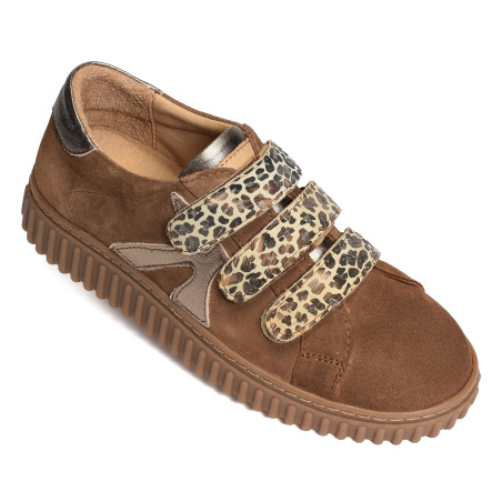 EPACTE Camel Léopard, Sneakers basses K.Mary