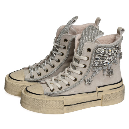 EFD 21C Beige, Baskets montantes Nan-Ku