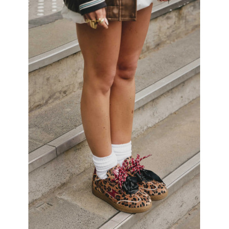 LEO Léopard, Sneakers basses Vanessa Wu