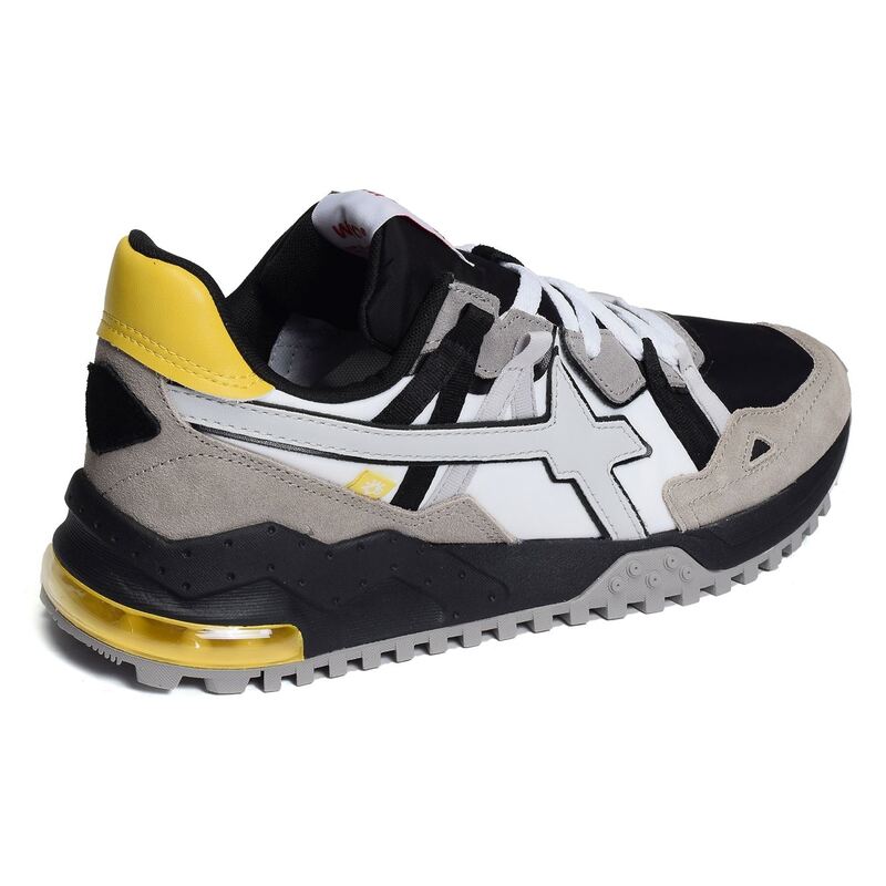 BREEZE M Gris Jaune, Sneakers basses W6yz
