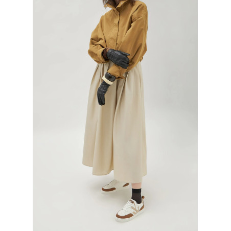 JOYCE Blanc Camel, Sneakers basses Vanessa Wu