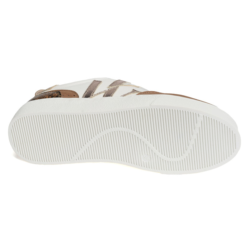 JOYCE Blanc Camel, Sneakers basses Vanessa Wu