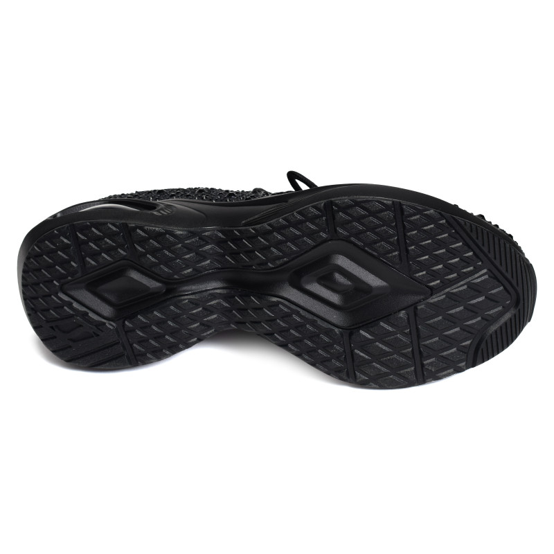 UNO RHINESTONED AIR Noir, Baskets running Skechers