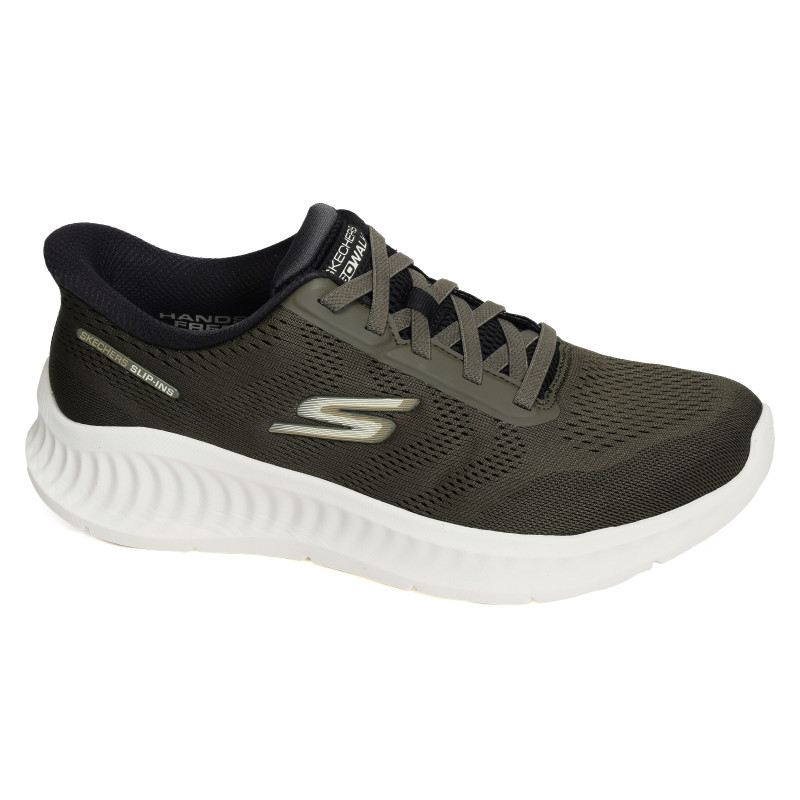 GO WALK NOW PAYTON Kaki, Slip-On Skechers