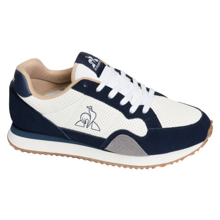 JET STAR Blanc Marine, Baskets running Le Coq Sportif