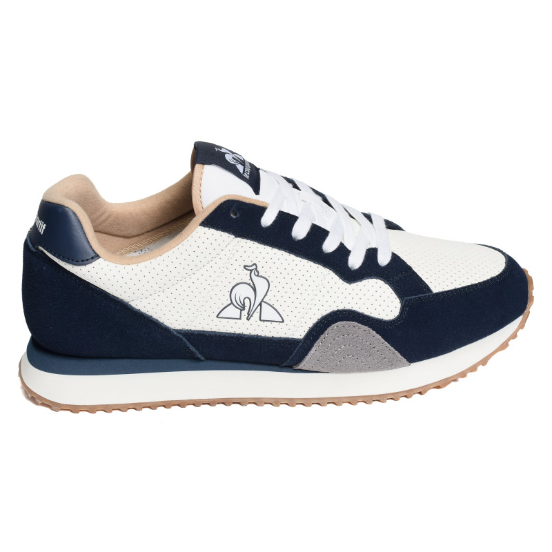 JET STAR Blanc Marine, Baskets running Le Coq Sportif