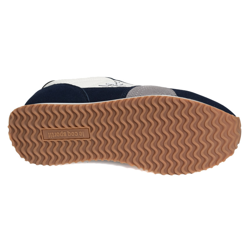 JET STAR Blanc Marine, Baskets running Le Coq Sportif