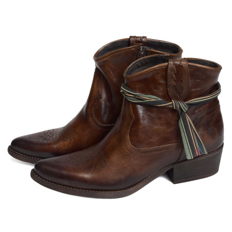 B504 Marron, Santiags  Felmini
