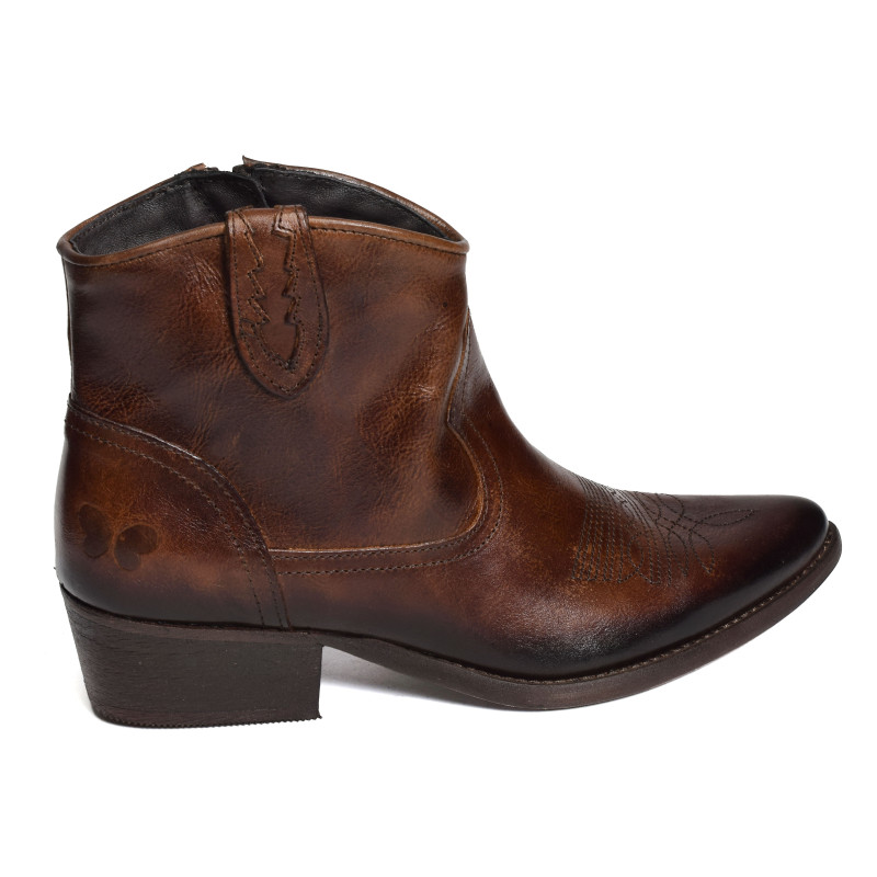 B504 Marron, Santiags  Felmini