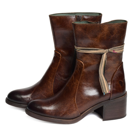 D948 Marron, Bottines Felmini