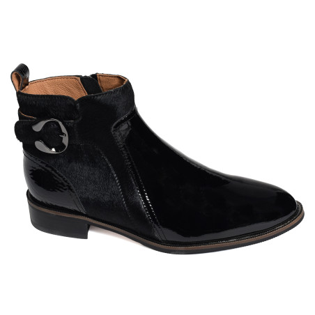 SORMA Verni Noir, Bottines Mam'zelle