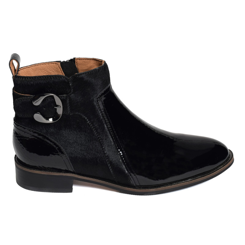SORMA Verni Noir, Bottines Mam'zelle
