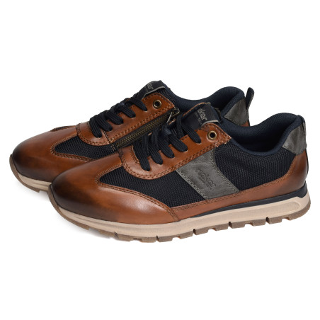 B0507 Marron Marine, Baskets running Rieker