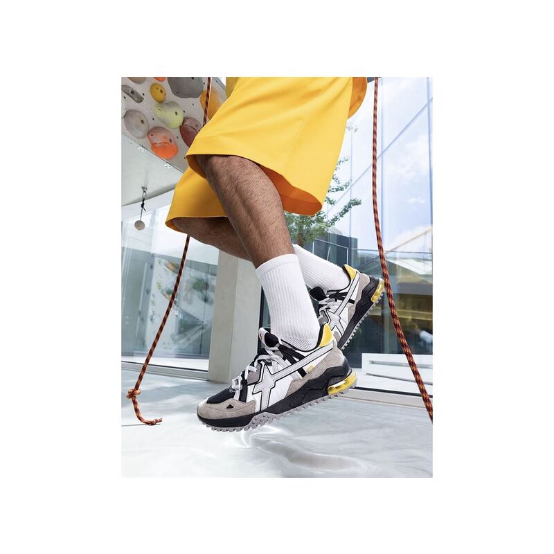BREEZE M Gris Jaune, Sneakers basses W6yz