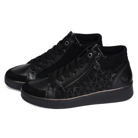 D2E70 Noir, Baskets montantes Remonte