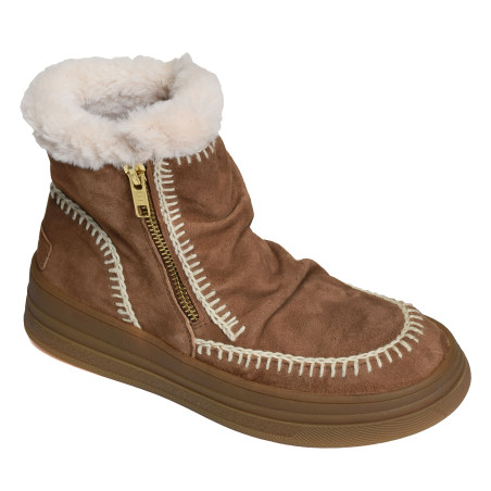 CHILL HI Camel Blanc, Boots Iqônic