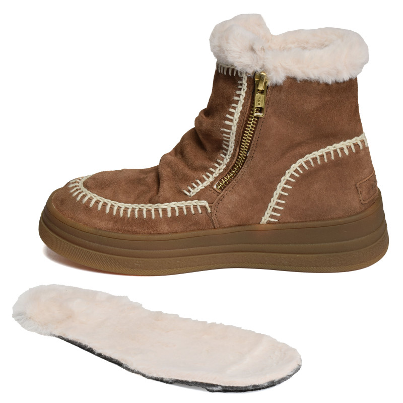 CHILL HI Camel Blanc, Boots Iqônic